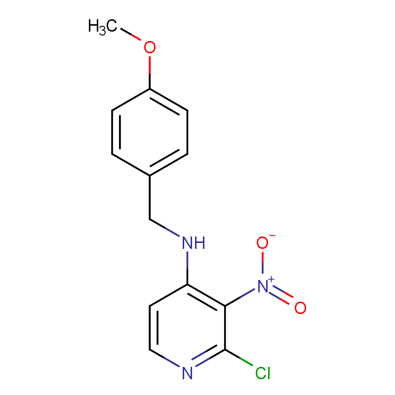 2-氯-N-(4-甲氧基苄基)-3-硝基吡啶-4-胺 CAS号:881844-09-3科研及生产专用 高校及研究所支持货到付款