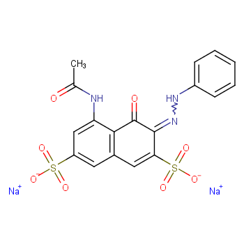 酸性红1化学结构式