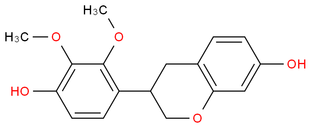 3,4-Dihydro-3-(4-hydroxy-2,3-dimethoxyphenyl)-2H-1-benzopyran-7-ol