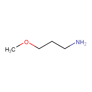 3-甲氧基丙胺化学结构式