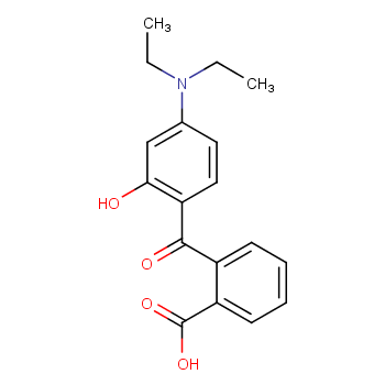 2-[4-(diethylamino)-2-hydroxybenzoyl]benzoic acid