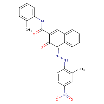 2-Naphthalenecarboxamide,3-hydroxy-4-[2-(2-methyl-4-nitrophenyl)diazenyl]-N-(2-methylphenyl)-  