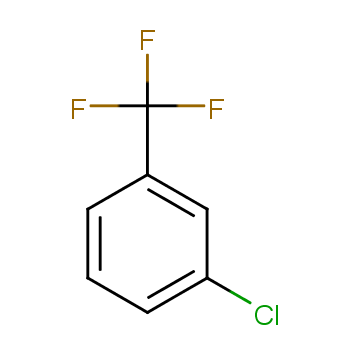 间氯三氟甲苯化学结构式