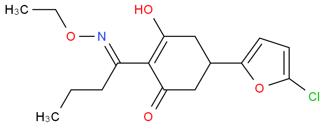 2 Cyclohexene 1 Carboxylic Acid 6 5 Chloro 2 Furanyl 3 1 Ethoxyiminopropyl 2 Hydroxy 4 