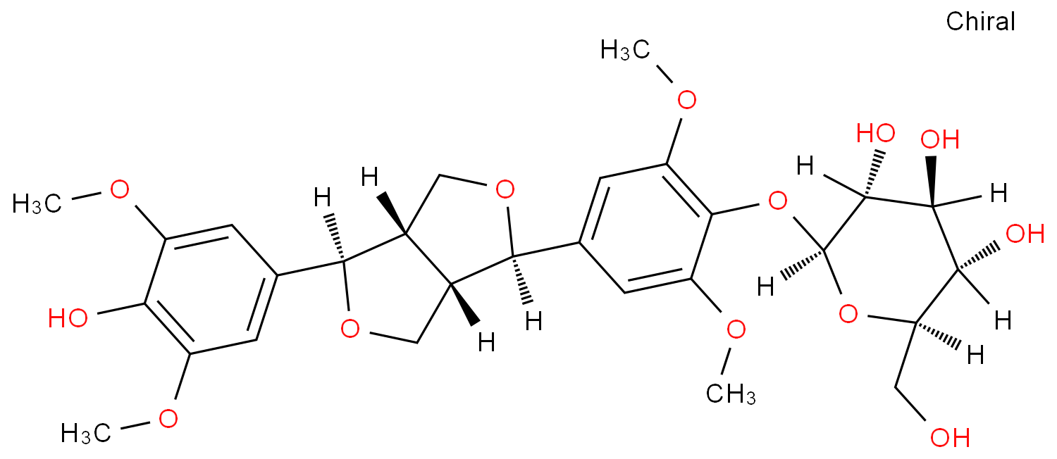 (-)-丁香树脂醇4-O-β-D-葡萄糖
