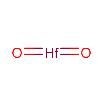 HAFNIUM OXIDE; 12055-23-1 structural formula