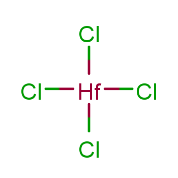 四氯化铪化学结构式