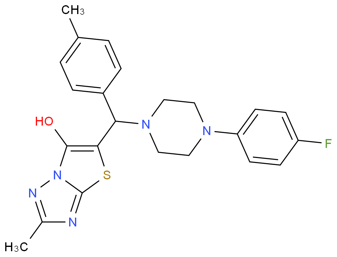 5-[[4-(4-fluorophenyl)piperazin-1-yl](4-methylphenyl)methyl]-2-methyl[1 ...