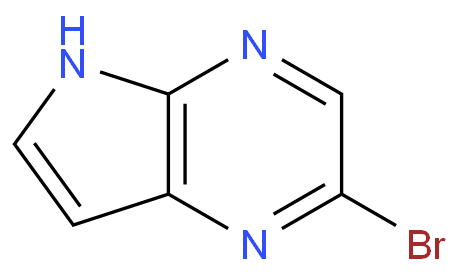 5-溴-4,7-二氮杂吲哚化学结构式