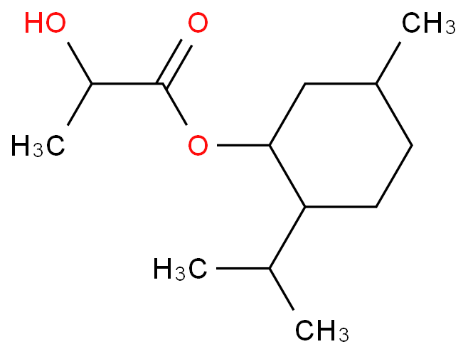 Propanoic acid,2-hydroxy-, 5-methyl-2-(1-methylethyl)cyclohexyl ester  