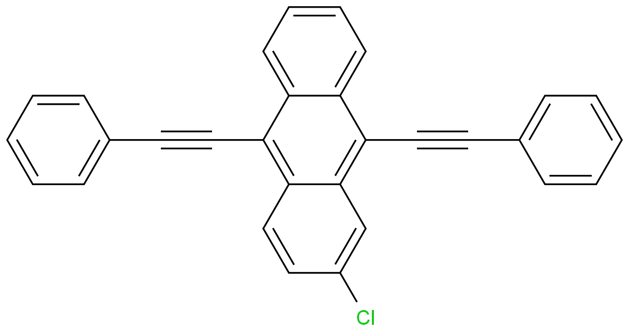 2-CHLORO-9,10-BIS(PHENYLETHYNYL)ANTHRACENE