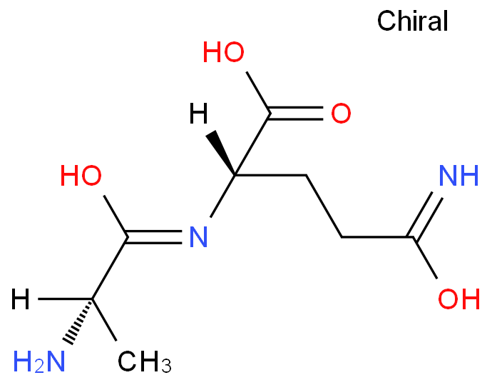 L-Alanyl-L-Glutamine structure