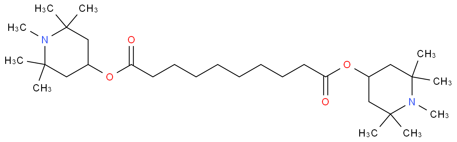 bis(1,2,2,6,6-pentamethylpiperidin-4-yl) decanedioate