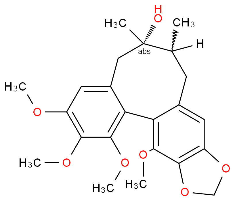 五味子醇甲化学结构式
