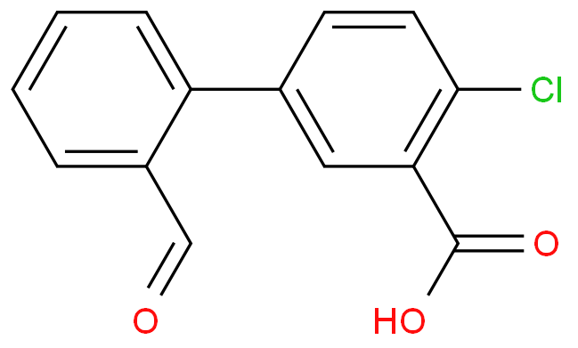 2-chloro-5-(2-formylphenyl)benzoic acid