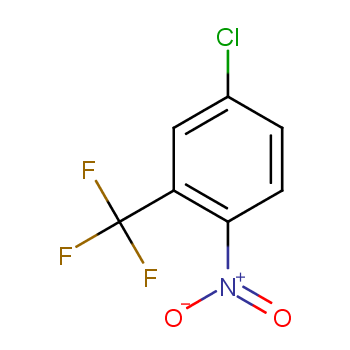 5-氯-2-硝基三氟甲苯化学结构式