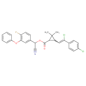 Flumethrin; 69770-45-2 structural formula
