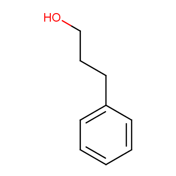 3-Phenyl-1-propanol; 122-97-4 structural formula