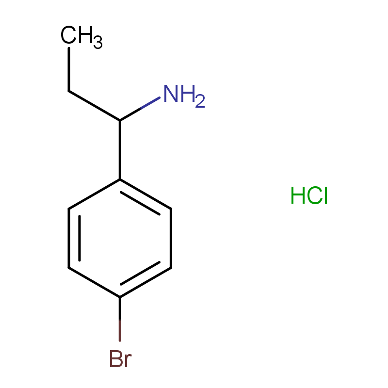 1-(4-溴苯基)丙-1-胺盐酸盐 CAS号:90485-18-0科研及生产专用 高校及研究所支持货到付款