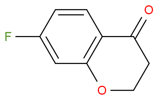 7-Fluoro-4-chromanone structure