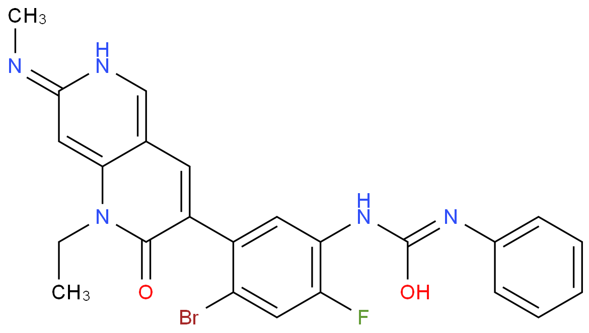 瑞普替尼化学结构式