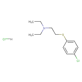2-(4-氯苯硫基)三乙胺盐酸盐