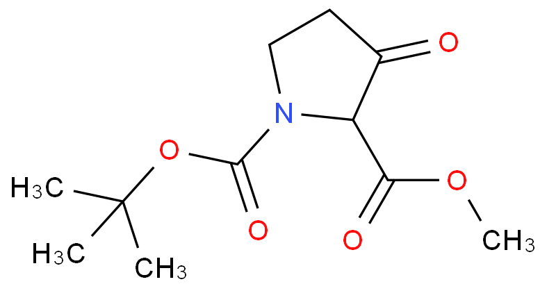 1-叔丁基 2-甲基 3-氧代吡咯烷-1,2-二羧酸酯