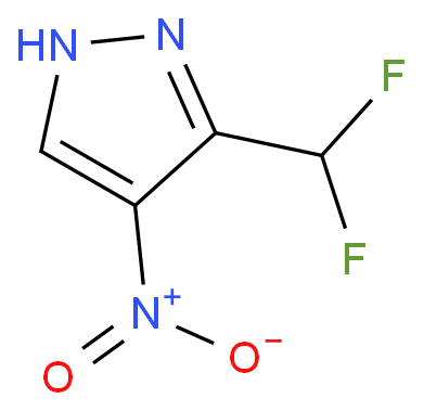 3-(二氟甲基)-4-硝基-1H-吡唑/1789048-54-9