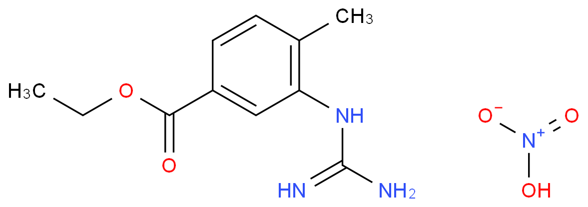 3-[(氨基亚胺甲基)氨基]-4-甲基苯甲酸乙酯硝酸盐