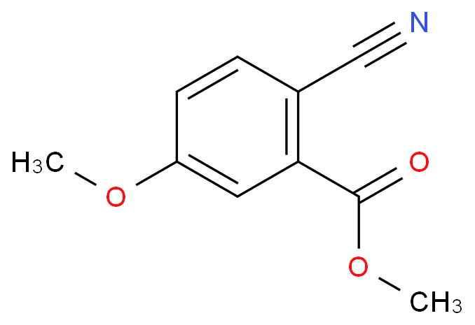 2-氰基-5-甲氧基苯甲酸甲酯 CAS号:127510-95-6科研及生产专用 高校及研究所支持货到付款