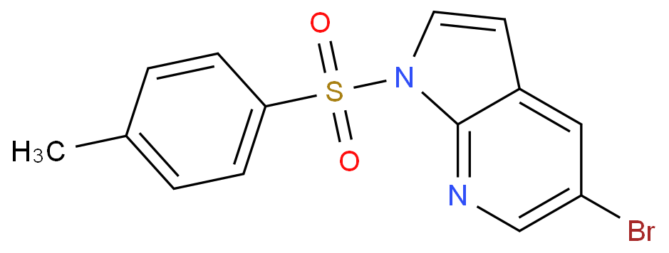 1H-Pyrrolo[2,3-b]pyridine, 5-bromo-1-[(4-methylphenyl)sulfonyl]-