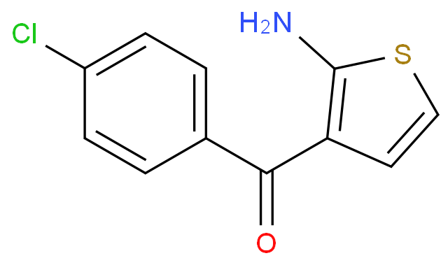 JR-6482, (2-Aminothiophen-3-yl)(4-chlorophenyl)methanone, 97%