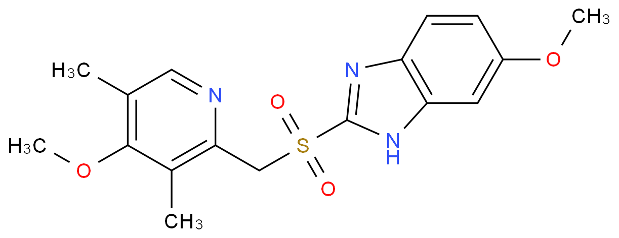 6-methoxy-2-[(4-methoxy-3,5-dimethylpyridin-2-yl)methylsulfonyl]-1H-benzimidazole
