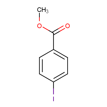 4-碘苯甲酸甲酯化学结构式