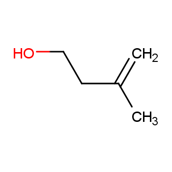 3-甲基-3-丁烯-1-醇化学结构式