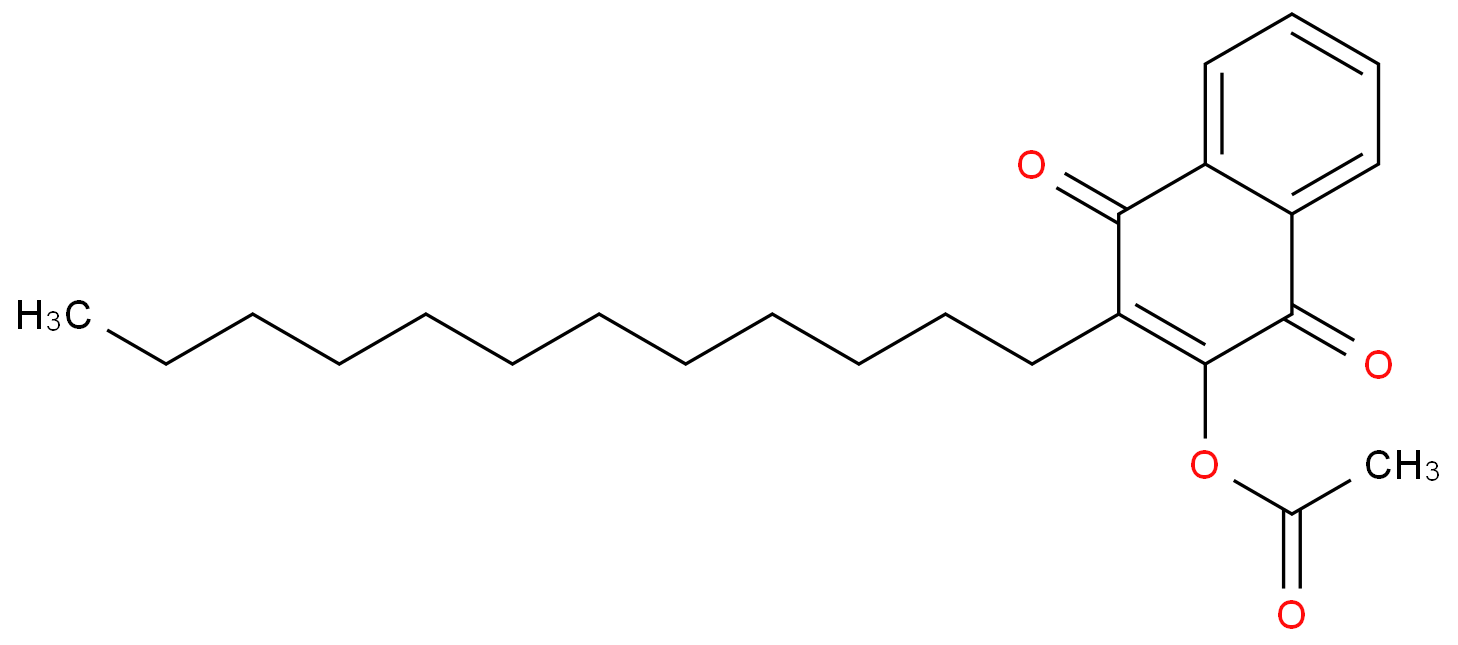 1,4-Naphthalenedione,2-(acetyloxy)-3-dodecyl-  