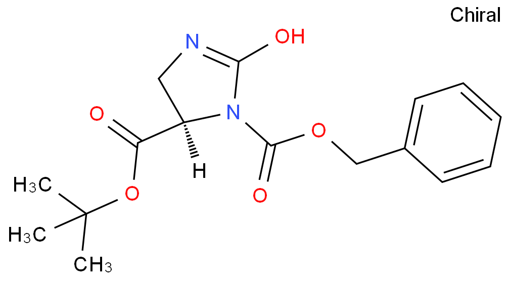 (5R)-2-oxoimidazolidine-1,5-dicarboxylic acid O5-tert-butyl ester O1-(phenylmethyl) ester