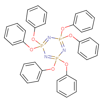 2,2,4,4,6,6-hexaphenoxy-1,3,5-triaza-2<sup>5</sup>,4<sup>5</sup>,6<sup>5</sup>-triphosphacyclohexa-1,3,5-triene