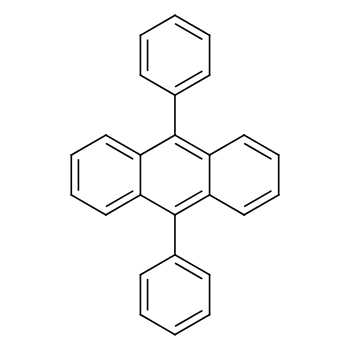 9,10-Diphenylanthracene structure