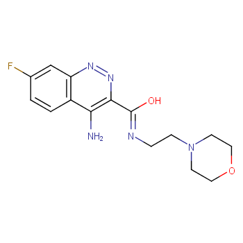 3-Cinnolinecarboxylic acid, 7-chloro-4-hydroxy- structure