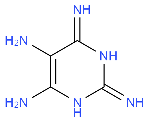 1004-74-6 2,4,5,6-四氨基嘧啶 结构式图片