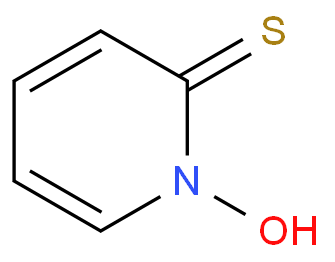 吡啶硫酮化学结构式