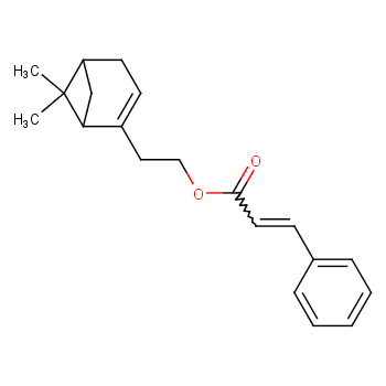 2-Propenoic acid,3-phenyl-, 2-(6,6-dimethylbicyclo[3.1.1]hept-2-en-2-yl)ethyl ester