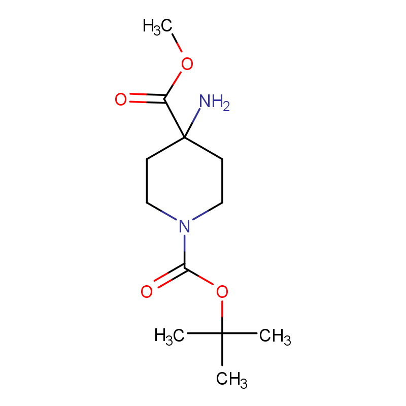 1-BOC-4-氨基哌啶-4-甲酸甲酯 CAS号:321997-89-1科研及生产专用 高校及研究所支持货到付款