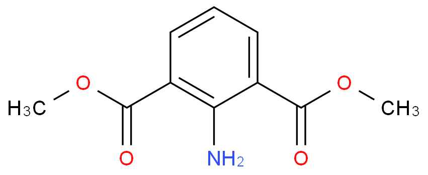 2-氨基异邻苯二甲酸二甲酯化学结构式