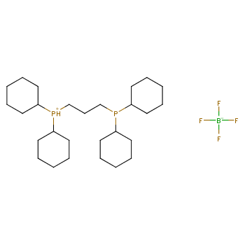 dicyclohexyl(3-dicyclohexylphosphanylpropyl)phosphane,ditetrafluoroborate