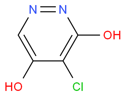 4-氯-5-羟基3(2H)-哒嗪化学结构式