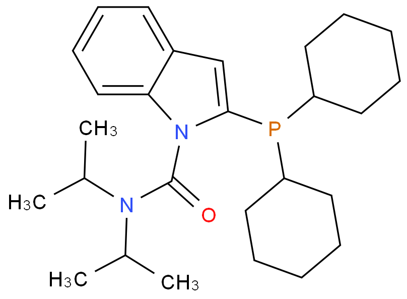 2-(Dicyclohexylphosphino)-N,N-bis(1-Methylethyl)-1H-indole-1-carboxaMide, Min. 98% AMidole-Phos