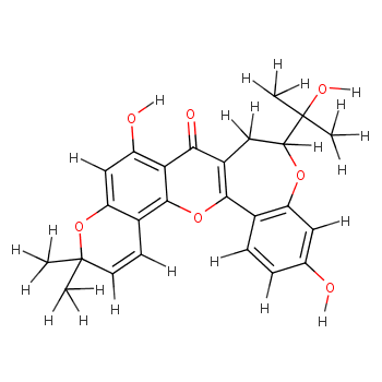 新环桑色烯价格, Neocyclomorusin对照品, CAS号:62596-35-4