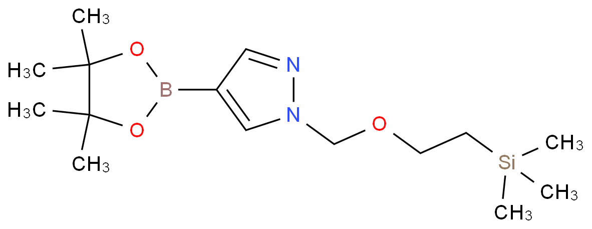 1-([2-(三甲基硅基)乙氧基]甲基)-1H-吡唑-4-硼酸频哪醇酯894807-98-8（科研试剂/现货优势供应）